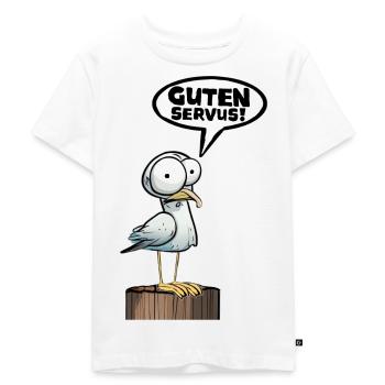Guten Servus Lustiger Spruch Witzig Spruch - T-shirt Premium bio Enfant - blanc - Devant - Hailey (125cm)