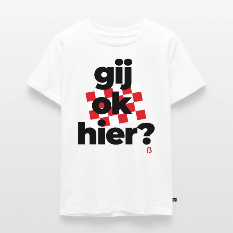 gij ok hier, mooi Brabants Kinderen Premium Bio T-shirt