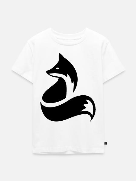 Fuchs - Kinder Premium Bio T-Shirt - Weiß