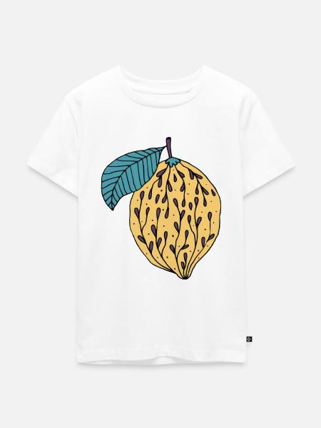 essen - Kinder Premium Bio T-Shirt - Weiß