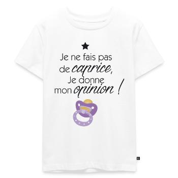 msg enfant-bb - T-shirt Premium bio Enfant - blanc - Devant - Hailey (125cm)