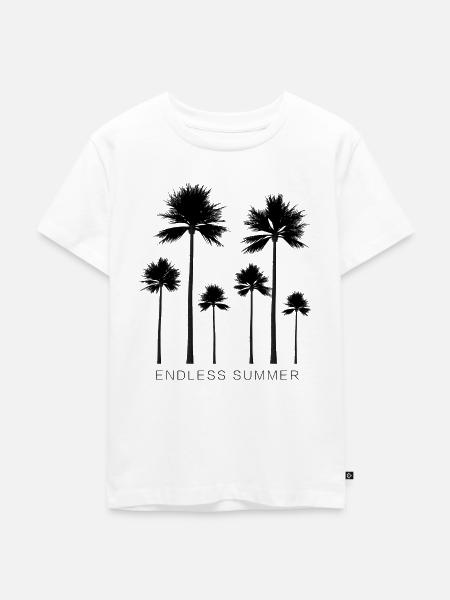 Endless summer black - Kinder Premium Bio T-Shirt - Weiß