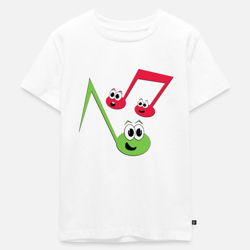 Fugly Noten - Kinder Premium Bio T-Shirt - Weiß