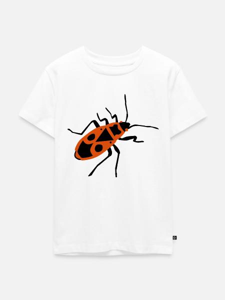 Feuerkäfer - Insekt - Kinder Premium Bio T-Shirt - Weiß