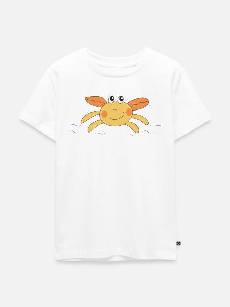 Krebs - Kinder Premium Bio T-Shirt - Weiß