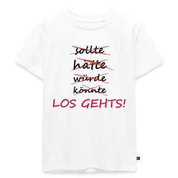 motivation - Kids Premium Organic T-Shirt - white - Front - Hailey (125cm)