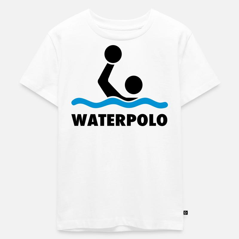 Wasserball - Kinder Premium Bio T-Shirt - Weiß