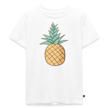 pineapple - Kids Premium Organic T-Shirt - white - Front - Hailey (125cm)