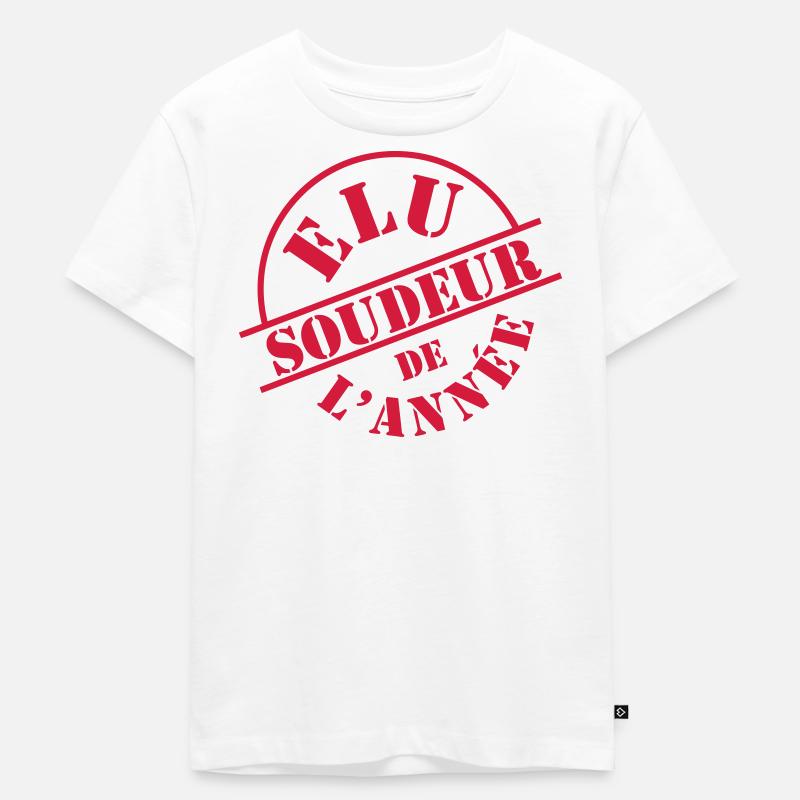 Schweißgerät - Kinder Premium Bio T-Shirt - Weiß
