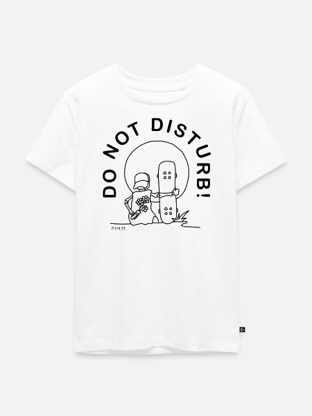 Skate - do not disturbe - Kinder Premium Bio T-Shirt - Weiß