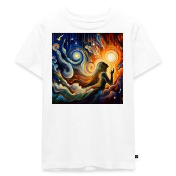 Ciel Étoilé - T-shirt Premium bio Enfant - blanc - Devant - Hailey (125cm)