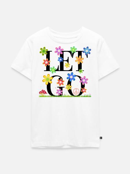 Gehenlassend - Kinder Premium Bio T-Shirt - Weiß