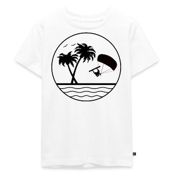 Kite Dreams by the Sea - Kids Premium Organic T-Shirt - white - Front - Hailey (125cm)