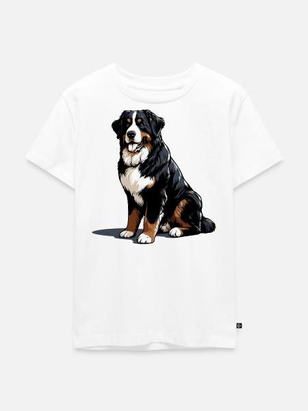 Berner Sennenhund - Kinder Premium Bio T-Shirt - Weiß