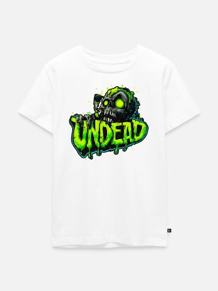 Undead - Kinder Premium Bio T-Shirt - Weiß