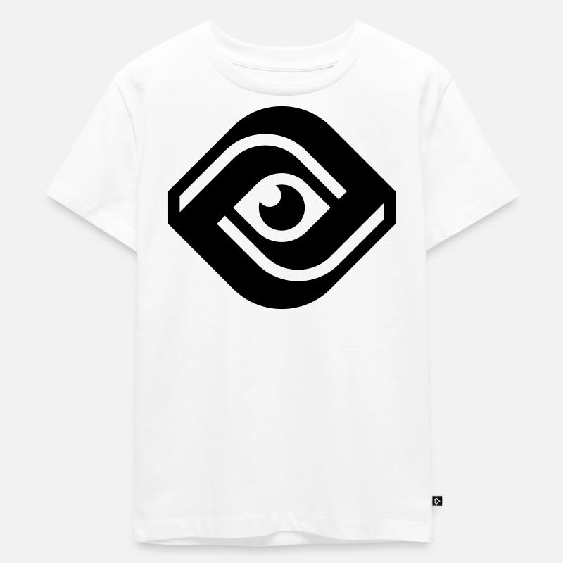ALL-SEEING EYE - Kinder Premium Bio T-Shirt - Weiß