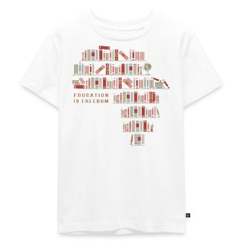Black History Month - Kinder Premium Bio T-Shirt - Weiß - Vorne - Hailey (125cm)