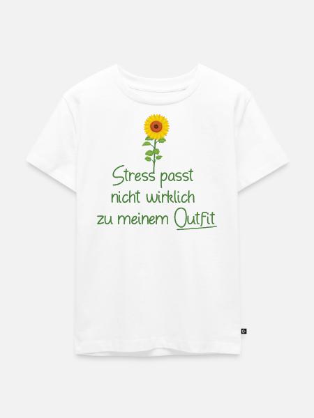 Statement-Design-Handwriting-on-Women'sCut with a - Kinder Premium Bio T-Shirt - Weiß