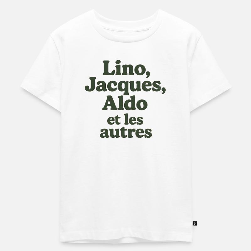 Abenteuer ist Abenteuer. Lino, Jacques - Kinder Premium Bio T-Shirt - Weiß