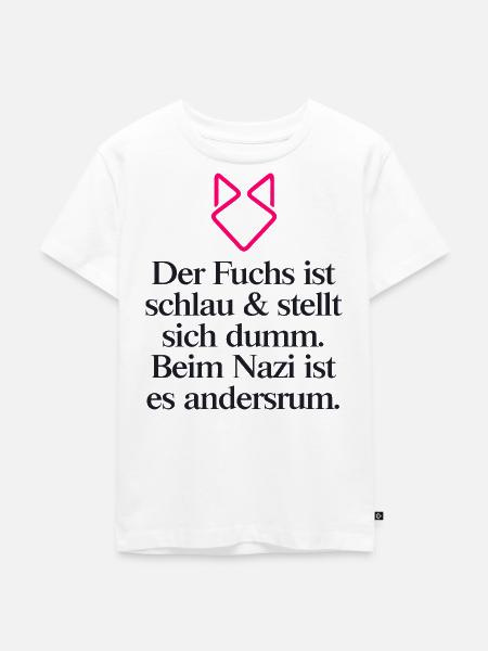 Gegen Rechts - Kinder Premium Bio T-Shirt - Weiß
