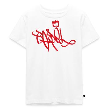 Royal Graffiti Ecriture Bâle - T-shirt Premium bio Enfant - blanc - Devant - Hailey (125cm)