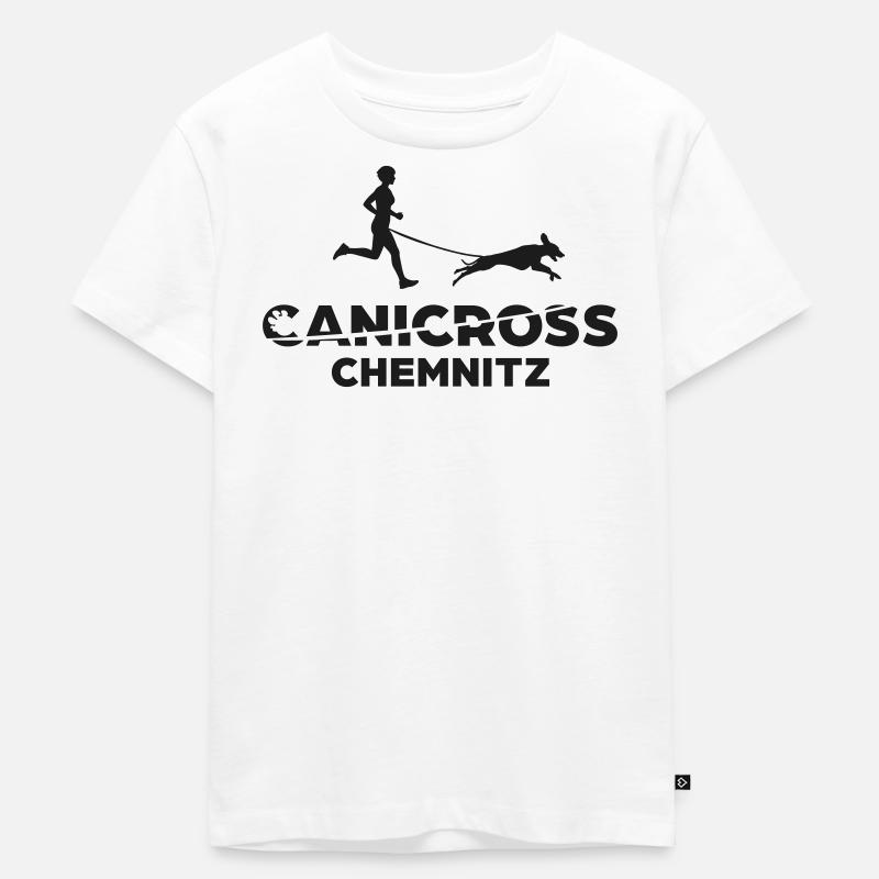 logo-canicrosschemnitz - Kinder Premium Bio T-Shirt - Weiß