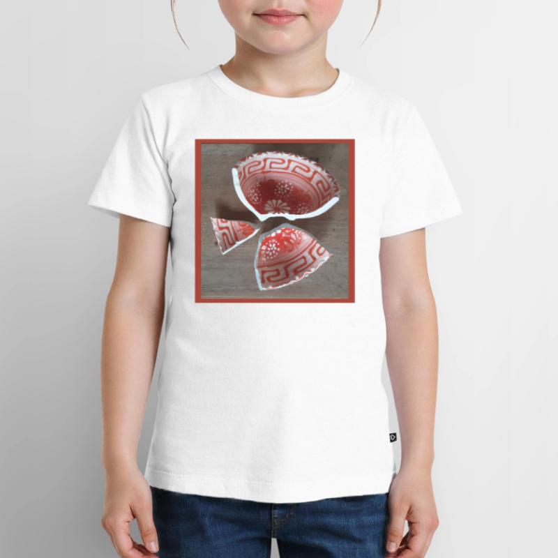 Broken Shell Patterning Kids Premium Organic T-Shirt