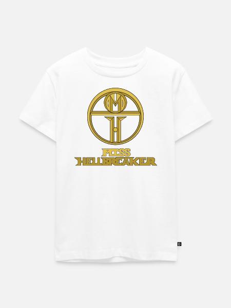 MISSHELLBREAKER-Logo 2 - Kinder Premium Bio T-Shirt - Weiß