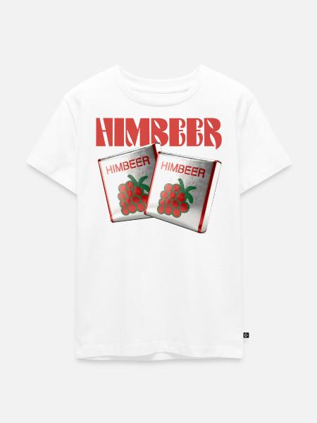 Halloren Frukas Himbeer - Kinder Premium Bio T-Shirt - Weiß