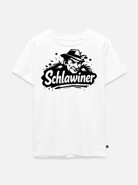 Schlawiner - Kinder Premium Bio T-Shirt - Weiß