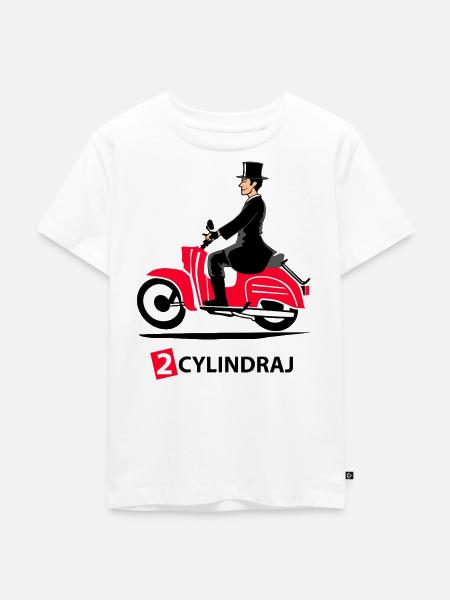 2 CYLINDRAJ - colourful - - Kinder Premium Bio T-Shirt - Weiß