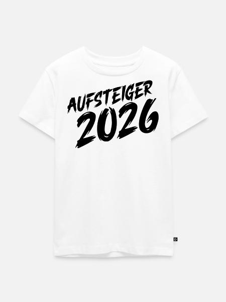 Aufsteiger 2026 - Kinder Premium Bio T-Shirt - Weiß