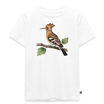 Hopoei op de tak - Kinderen Premium Bio T-shirt - wit - Voor - Hailey (125cm)
