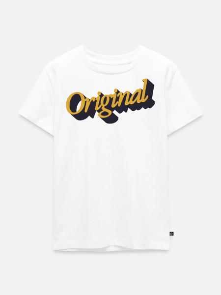 Original Lettering - Kinder Premium Bio T-Shirt - Weiß