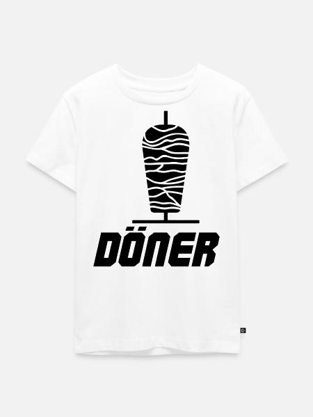 Döner Kebab - Kinder Premium Bio T-Shirt - Weiß