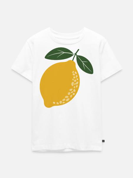 Lemon Grove Botanical - Kinder Premium Bio T-Shirt - Weiß