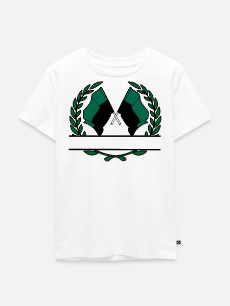 Texel Laurel Custom – Inselausgabe - Kinder Premium Bio T-Shirt - Weiß