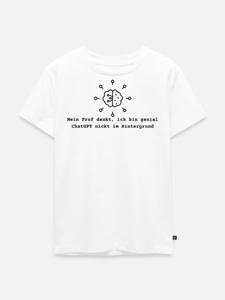 KI Humor - Kinder Premium Bio T-Shirt - Weiß