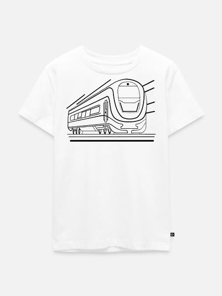 Zug - Kinder Premium Bio T-Shirt - Weiß