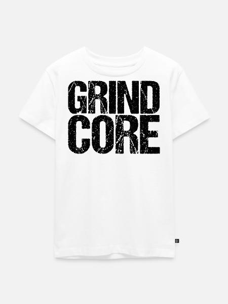 Grindcore - Kinder Premium Bio T-Shirt - Weiß