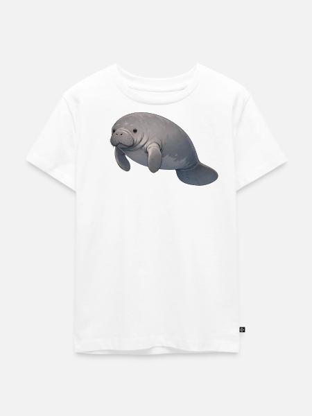 Seekuh - Kinder Premium Bio T-Shirt - Weiß