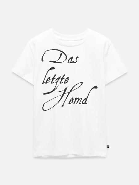 Das letzte Hemd - Kinder Premium Bio T-Shirt - Weiß