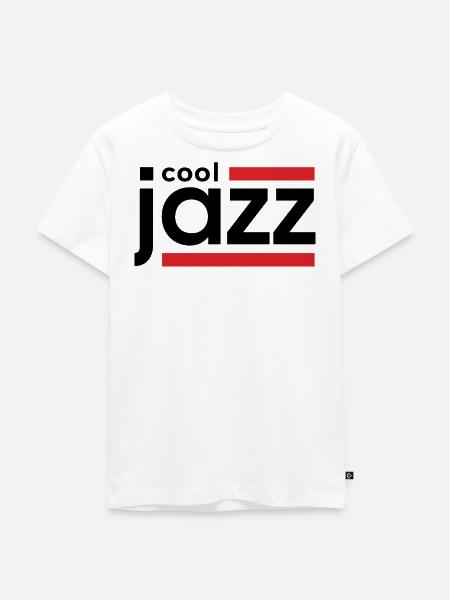 Cooler Jazz - Kinder Premium Bio T-Shirt - Weiß