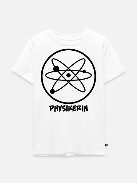 Physikerin - Kinder Premium Bio T-Shirt - Weiß