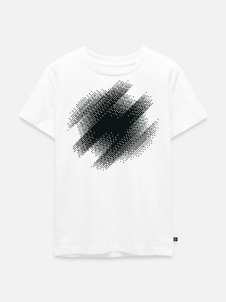 Burst Circle - Kinder Premium Bio T-Shirt - Weiß