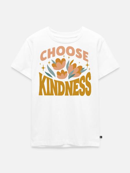Choose Kindness - Kinder Premium Bio T-Shirt - Weiß