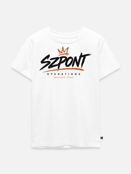 Szpont-Operationen – Genehmigtes Chaos - Kinder Premium Bio T-Shirt - Weiß