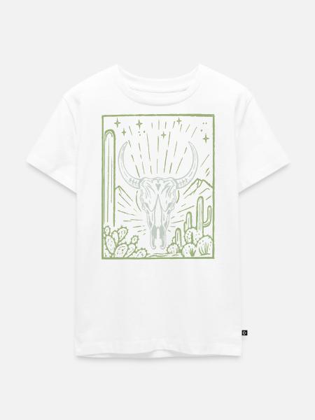 Weisse Büffel - Kinder Premium Bio T-Shirt - Weiß