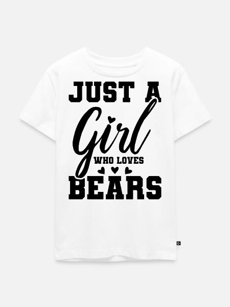 Bären Spruch - Kinder Premium Bio T-Shirt - Weiß