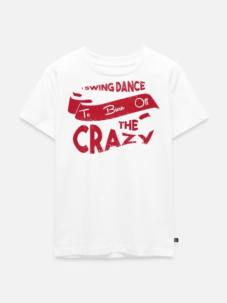 Swing Swing-Musik - Kinder Premium Bio T-Shirt - Weiß